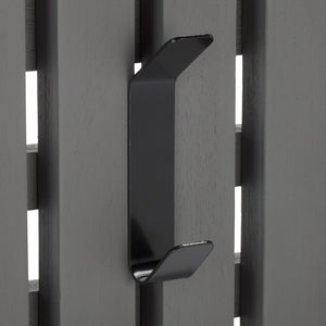 Safavieh Cato 3 Hook Wall Mounted Coat Rack For Organized Entryways - Modern Design For Any Space Grey Mdf,Iron Stg5704a