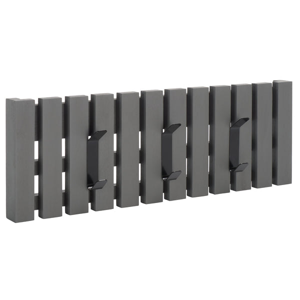 Safavieh Cato 3 Hook Wall Mounted Coat Rack For Organized Entryways - Modern Design For Any Space Grey Mdf,Iron Stg5704a