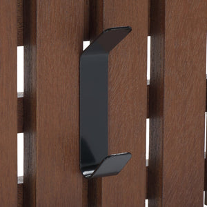 Safavieh Cato 3 Hook Wall Mounted Coat Rack For Organized Entryways - Modern Design For Any Space Brown Mdf,Iron Stg5704d