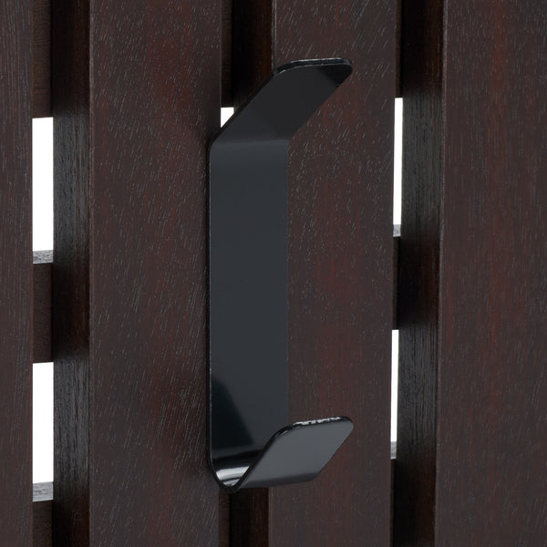 Safavieh Cato 3 Hook Wall Mounted Coat Rack For Organized Entryways - Modern Design For Any Space Brown Mdf,Iron Stg5704f