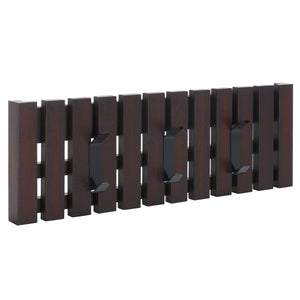 Safavieh Cato 3 Hook Wall Mounted Coat Rack For Organized Entryways - Modern Design For Any Space Brown Mdf,Iron Stg5704f