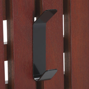 Safavieh Cato 3 Hook Wall Mounted Coat Rack For Organized Entryways - Modern Design For Any Space Cherry Mdf,Iron Stg5704h