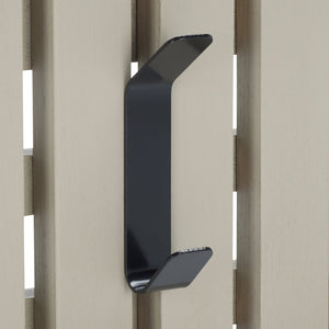 Safavieh Cato 3 Hook Wall Mounted Coat Rack For Organized Entryways - Modern Design For Any Space Vintage Grey Mdf,Iron Stg5704j