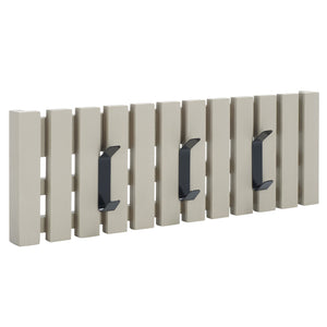 Safavieh Cato 3 Hook Wall Mounted Coat Rack For Organized Entryways - Modern Design For Any Space Vintage Grey Mdf,Iron Stg5704j