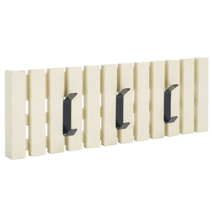 Safavieh Cato 3 Hook Wall Mounted Coat Rack For Organized Entryways - Modern Design For Any Space Distressed White , Mdf,Iron Stg5704l