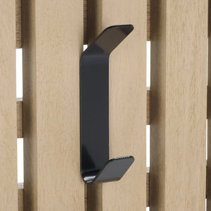 Safavieh Cato 3 Hook Wall Mounted Coat Rack For Organized Entryways - Modern Design For Any Space Sand Mdf,Iron Stg5704n