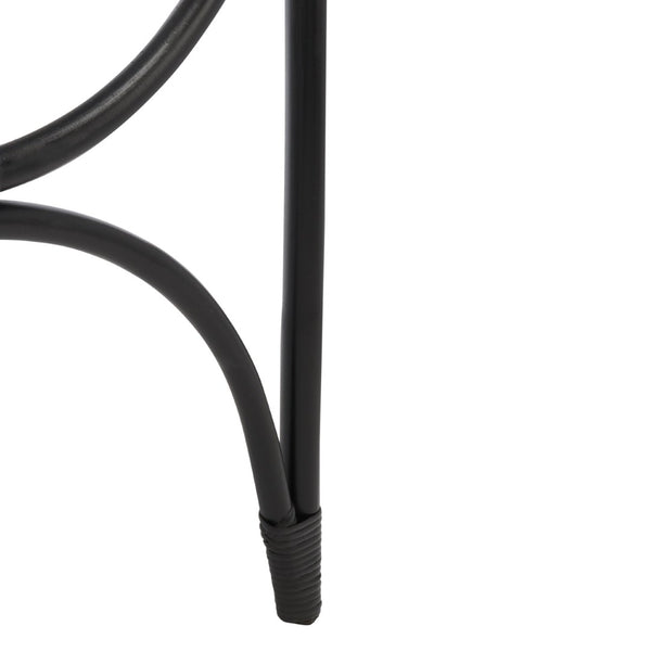 Safavieh Kino Three-Tier Towel Hanger - Stylish Rattan Storage For Towels, Throws, And Scarves In Any Room Black STG6501B