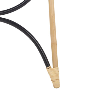 Safavieh Kino 3-tier Rattan Towel Hanger - Stylish Natural & Black Storage Solution For Home Elegance Natural ,Black Rattan Stg6501d