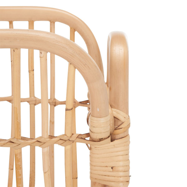 Safavieh Selby Magazine Rack - Natural Rattan Storage Solution With Chic Curves For A Cozy Reading Nook STG6505A