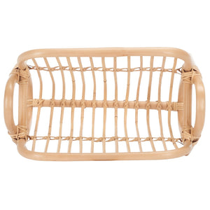 Safavieh Selby Magazine Rack - Natural Rattan Storage Solution With Chic Curves For A Cozy Reading Nook STG6505A
