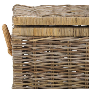 Safavieh Elyse Trunk - Square Rattan Storage Solution In Natural Unfinished Finish For Stylish Organization Natural Unfinished Rattan Stg6506a