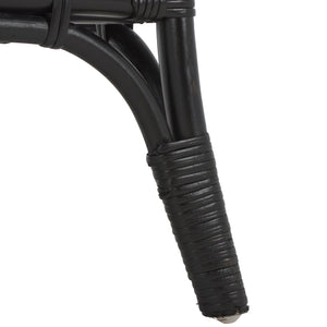 Safavieh Isaiah 2 Tier Console Table - Stylish Rattan Storage Solution For Modern Home Décor And Organization Black Rattan Stg6509b