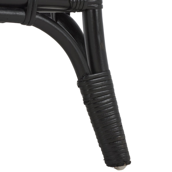 Safavieh Isaiah 2 Tier Console Table - Stylish Rattan Storage Solution For Modern Home Décor And Organization Black Rattan Stg6509b