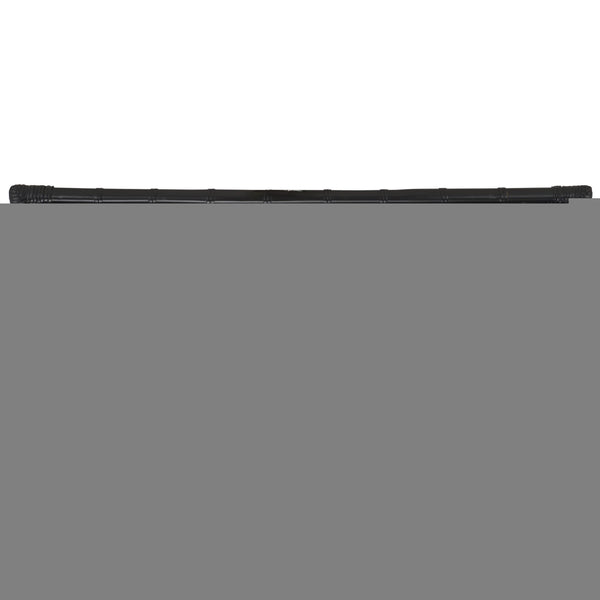 Safavieh Isaiah 2 Tier Console Table - Stylish Rattan Storage Solution For Modern Home Décor And Organization Black Rattan Stg6509b