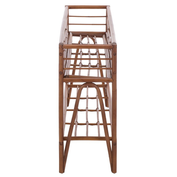 Safavieh Julep Slim Wood Console Table Warm Natural Finish Entryway Living Room Accent STG6510A