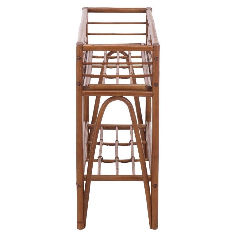Safavieh Julep Slim Wood Plant Stand Console Natural Finish Entryway Accent Organic Style STG6511A