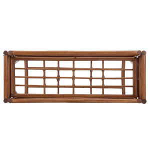 Safavieh Julep Slim Wood Plant Stand Console Natural Finish Entryway Accent Organic Style STG6511A