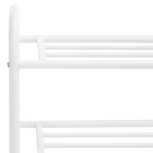 Safavieh Mira Storage Shoe Rack  XII23 White  Metal STG9300A