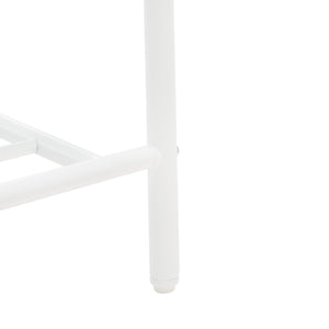 Safavieh Mira Storage Shoe Rack  XII23 White  Metal STG9300A