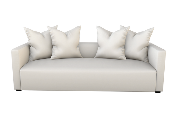 Moss Home Stinson Sofa - Elegant Tuxedo Design With Clean Lines, Perfect For Formal And Casual Spaces Cloud 100% Olefin Stin-sof-96-celclo