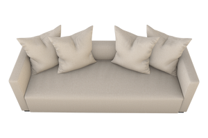 Moss Home Stinson Sofa - Elegant Tuxedo Design For Stylish Living Rooms & Versatile Home Decor Solutions Almond 100% Polyester Stin-sof-96-covalm