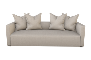 Moss Home Stinson Sofa - Elegant Tuxedo Design For Stylish Living Rooms & Versatile Home Decor Solutions Platinum 100% Polyester Stin-sof-96-covpla