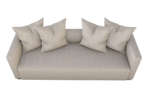 Moss Home Stinson Sofa - Elegant Tuxedo Design For Stylish Living Rooms & Versatile Home Decor Solutions Platinum 100% Polyester Stin-sof-96-covpla