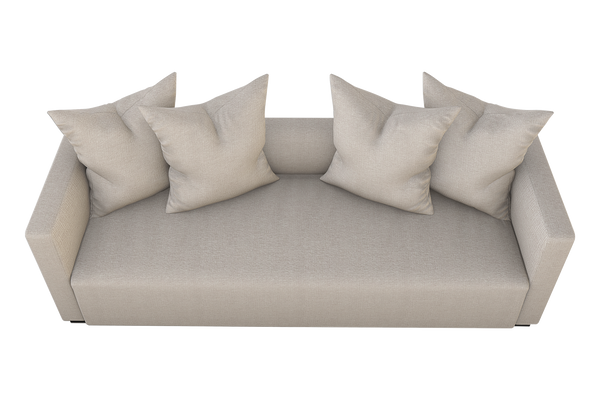 Moss Home Stinson Sofa - Elegant Tuxedo Design For Stylish Living Rooms & Versatile Home Decor Solutions Platinum 100% Polyester Stin-sof-96-covpla