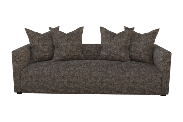 Moss Home Stinson Sofa - Elegant Tuxedo Design For Stylish Living Rooms & Versatile Home Decor Solutions Truffle 100% Polyester Stin-sof-96-covtru