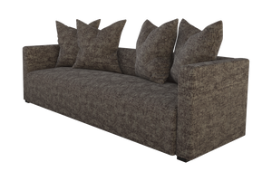 Moss Home Stinson Sofa - Elegant Tuxedo Design For Stylish Living Rooms & Versatile Home Decor Solutions Truffle 100% Polyester Stin-sof-96-covtru