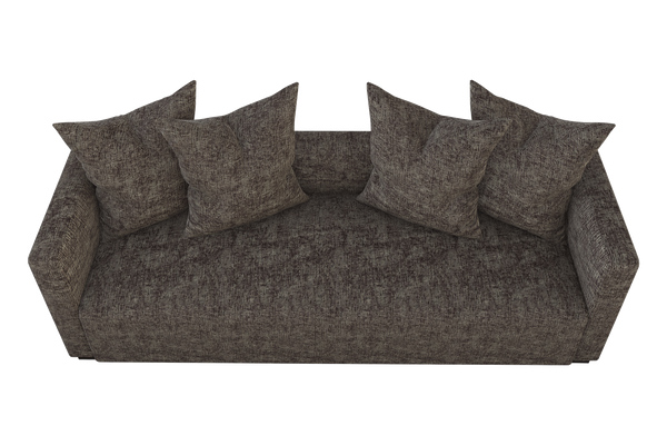 Moss Home Stinson Sofa - Elegant Tuxedo Design For Stylish Living Rooms & Versatile Home Decor Solutions Truffle 100% Polyester Stin-sof-96-covtru