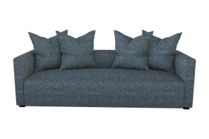 Moss Home Stinson Sofa - Elegant Tuxedo Design For Modern Living Spaces, Perfect Blend Of Style & Comfort Chambray 100% Polyester Stin-sof-96-doucha