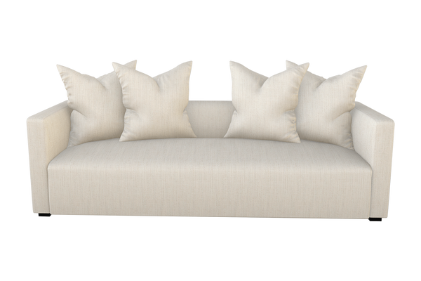 Moss Home Stinson Sofa - Elegant Tuxedo Design For Modern Living Spaces, Perfect Blend Of Style & Comfort Linen 100% Polyester Stin-sof-96-doulin