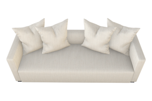 Moss Home Stinson Sofa - Elegant Tuxedo Design For Modern Living Spaces, Perfect Blend Of Style & Comfort Linen 100% Polyester Stin-sof-96-doulin