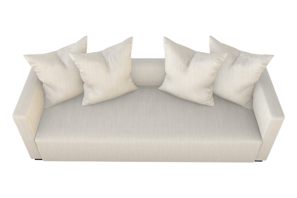 Moss Home Stinson Sofa - Elegant Tuxedo Design For Modern Living Spaces, Perfect Blend Of Style & Comfort Linen 100% Polyester Stin-sof-96-doulin