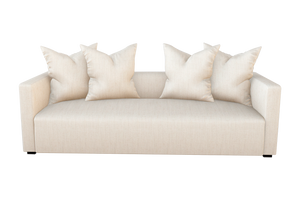 Moss Home Stinson Sofa - Elegant Tuxedo Design With Clean Lines For Stylish Formal And Casual Spaces Cloud 100% Olefin Stin-sof-96-halclo