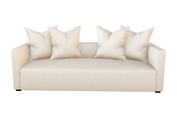 Moss Home Stinson Sofa - Elegant Tuxedo Design With Clean Lines For Stylish Formal And Casual Spaces Cloud 100% Olefin Stin-sof-96-halclo