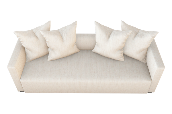 Moss Home Stinson Sofa - Elegant Tuxedo Design With Clean Lines For Stylish Formal And Casual Spaces Cloud 100% Olefin Stin-sof-96-halclo