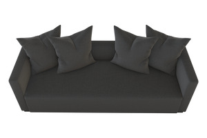 Moss Home Stinson Sofa – Elegant Tuxedo Style With Clean Lines, Perfect For Formal And Casual Spaces Anthracite 54% Polyester 36% Viscose 10% Linen Stin-sof-96-offant