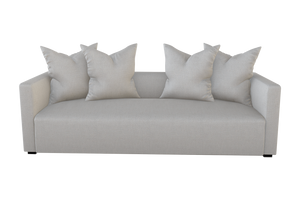 Moss Home Stinson Sofa – Elegant Tuxedo Style With Clean Lines, Perfect For Formal And Casual Spaces Ash 54% Polyester 36% Viscose 10% Linen Stin-sof-96-offash