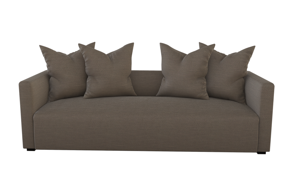 Moss Home Stinson Sofa – Elegant Tuxedo Style With Clean Lines, Perfect For Formal And Casual Spaces Cafe 54% Polyester 36% Viscose 10% Linen Stin-sof-96-offcaf