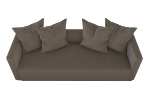 Moss Home Stinson Sofa – Elegant Tuxedo Style With Clean Lines, Perfect For Formal And Casual Spaces Cafe 54% Polyester 36% Viscose 10% Linen Stin-sof-96-offcaf