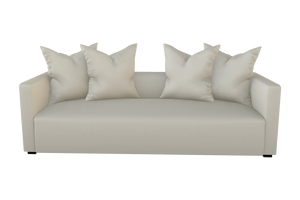 Moss Home Stinson Sofa - Elegant Tuxedo Design With Clean Lines For Formal And Casual Living Spaces Cloud 100% Polyester Stin-sof-96-shoclo