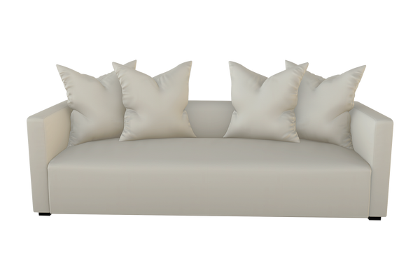 Moss Home Stinson Sofa - Elegant Tuxedo Design With Clean Lines For Formal And Casual Living Spaces Cloud 100% Polyester Stin-sof-96-shoclo