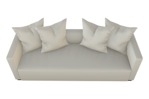 Moss Home Stinson Sofa - Elegant Tuxedo Design With Clean Lines For Formal And Casual Living Spaces Cloud 100% Polyester Stin-sof-96-shoclo