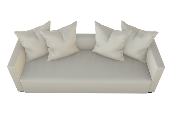 Moss Home Stinson Sofa - Elegant Tuxedo Design With Clean Lines For Formal And Casual Living Spaces Cloud 100% Polyester Stin-sof-96-shoclo