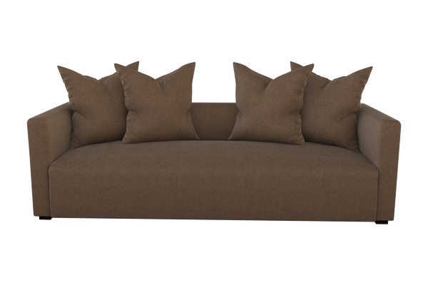 Moss Home Stinson Sofa - Elegant Tuxedo Design For Modern Living Rooms With Timeless Style And Comfort Cafe 100% Polyester Stin-sof-96-stucaf