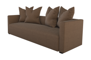 Moss Home Stinson Sofa - Elegant Tuxedo Design For Modern Living Rooms With Timeless Style And Comfort Cafe 100% Polyester Stin-sof-96-stucaf