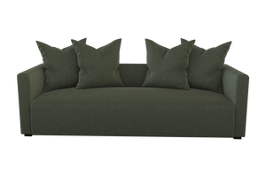 Moss Home Stinson Sofa - Elegant Tuxedo Design For Modern Living Rooms With Timeless Style And Comfort Forest 100% Polyester Stin-sof-96-stufor