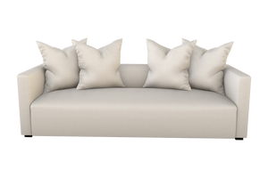 Moss Home Stinson Sofa - Elegant Tuxedo Design For Modern Living Rooms With Timeless Style And Comfort Ivory 100% Polyester Stin-sof-96-stuivo